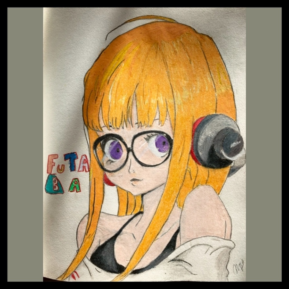Futaba (Persona 5) color Pencil Portrait